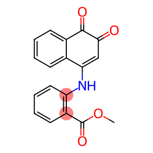 2-[[(3,4-Dihydro-3,4-dioxonaphthalen)-1-yl]amino]benzoic acid methyl ester