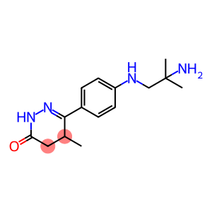 3(2H)-Pyridazinone, 6-[4-[(2-amino-2-methylpropyl)amino]phenyl]-4,5-dihydro-5-methyl-