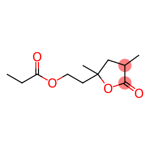 2(3H)-Furanone, dihydro-3,5-dimethyl-5-[2-(1-oxopropoxy)ethyl]-