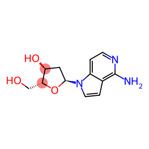 1H-Pyrrolo[3,2-c]pyridin-4-amine, 1-(2-deoxy-β-D-erythro-pentofuranosyl)-