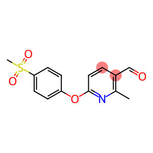 2-Methyl-6-(4-(Methylsulfonyl)phenoxy)nicotinaldehyde