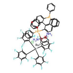 Chloro[(R)-2,2'-bis(diphenylphosphino)-1,1'-binaphthyl][(1R,2R)-cyclohexane-1,2-diamine]ruthenium(II) tetrakis(pentafluorophenyl)borate