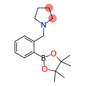 1-(2-(4,4,5,5-Tetramethyl-1,3,2-dioxaborolan-2-yl)benzyl)pyrrolidine