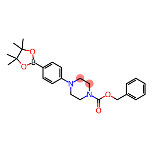 苄基4-(4-(4,4,5,5-四甲基-1,3,2-二氧硼杂环戊烷-2-基)苯)哌嗪-1-羧酸