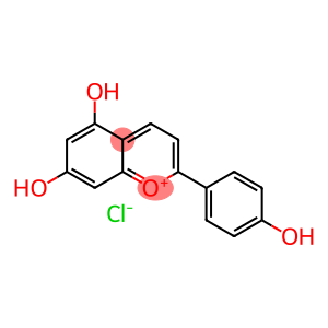 2-(4-Hydroxyphenyl)-5,7-dihydroxy-1-benzopyrylium