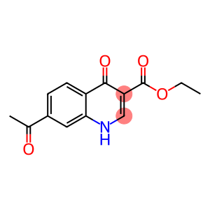 3-Quinolinecarboxylic acid, 7-acetyl-1,4-dihydro-4-oxo-, ethyl ester