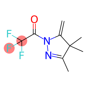 Ethanone, 1-(4,5-dihydro-3,4,4-trimethyl-5-methylene-1H-pyrazol-1-yl)-2,2,2-trifluoro-