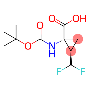 (1R,2R)-1-((叔丁氧基羰基)氨基)-2-(二氟甲基)环丙烷-1-羧酸