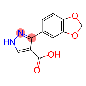 5-(2H-1,3-苯并二噁唑-5-基)-1H-吡唑-4-羧酸