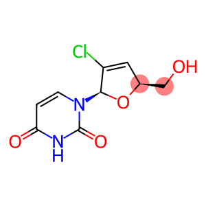 2'-chloro-2',3'-dideoxyuridinene