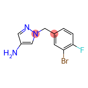 1-(3-Bromo-4-fluorobenzyl)-1h-pyrazol-4-amine