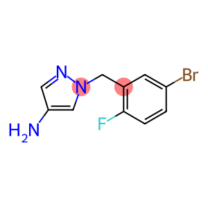 1-(5-溴-2-氟苄基)-1H-吡唑-4-胺