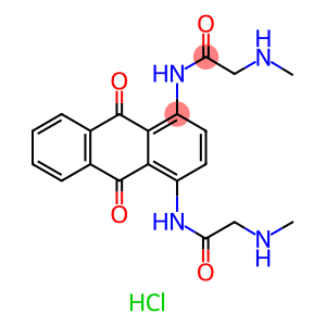 Acetamide, N,N'-(9,10-dihydro-9,10-dioxo-1,4-anthracenediyl)bis[2-(methylamino)-, dihydrochloride (9CI)