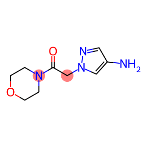 2-(4-amino-1H-pyrazol-1-yl)-1-(morpholin-4-yl)ethan-1-one