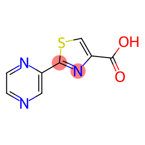 4-Thiazolecarboxylic acid, 2-(2-pyrazinyl)-