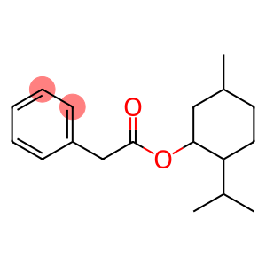 Benzeneacetic acid 5-methyl-2-(1-methylethyl)cyclohexyl ester