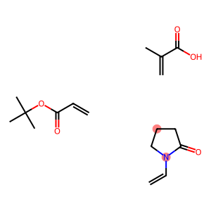 2-Propenoic acid, 2-methyl-, polymer with 1,1-dimethylethyl 2-propenoate and 1-ethenyl-2-pyrrolidinone