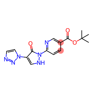 TERT-BUTYL 6-(5-OXO-4-(1H-1,2,3-TRIAZOL-1-YL)-2,5-DIHYDRO-1H-PYRAZOL-1-YL)NICOTINATE