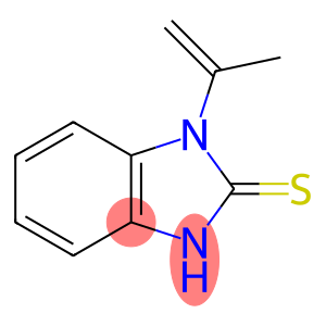 2H-Benzimidazole-2-thione, 1,3-dihydro-1-(1-methylethenyl)-