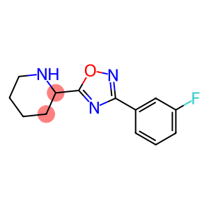 2-[3-(3-Fluoro-phenyl)-[1,2,4]oxadiazol-5-yl]-piperidine