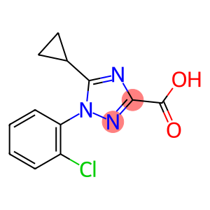 1-(2-Chlorophenyl)-5-cyclopropyl-1H-1,2,4-triazole-3-carboxylic Acid