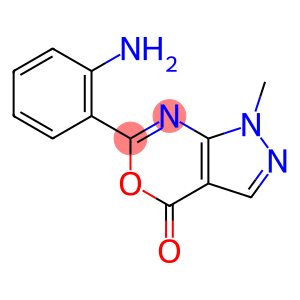 Pyrazolo[3,4-d][1,3]oxazin-4(1H)-one, 6-(2-aminophenyl)-1-methyl-