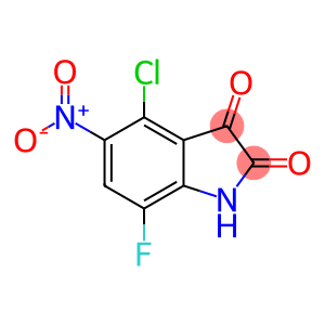 4-Chloro-7-fluoro-5-nitroindoline-2,3-dione