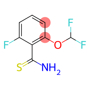 2-(difluoromethoxy)-6-fluorobenzene-1-carbothioamide