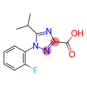 1H-1,2,4-Triazole-3-carboxylic acid, 1-(2-fluorophenyl)-5-(1-methylethyl)-