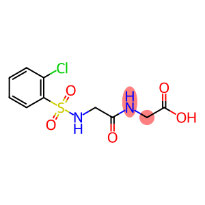 2-[2-(2-Chlorobenzenesulfonamido)acetamido]acetic Acid