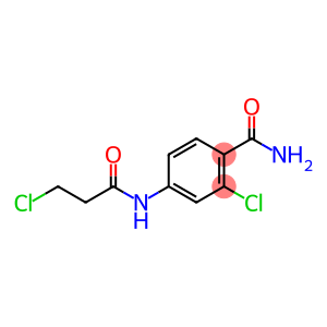 2-chloro-4-(3-chloropropanamido)benzamide