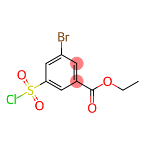 3-溴-5-(氯磺酰基)苯甲酸乙酯