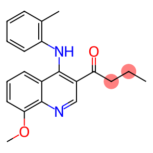 3-butyryl-4-(2-methylphenylamino)-8-methoxyquinoline