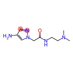 2-(4-amino-1H-pyrazol-1-yl)-N-[2-(dimethylamino)ethyl]acetamide