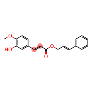 2-Propenoic acid, 3-(3-hydroxy-4-methoxyphenyl)-, (2E)-3-phenyl-2-propen-1-yl ester, (2E)-