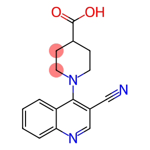 1-(3-Cyanoquinolin-4-yl)piperidine-4-carboxylic acid