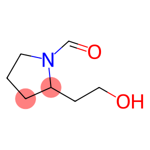 1-Pyrrolidinecarboxaldehyde, 2-(2-hydroxyethyl)- (9CI)