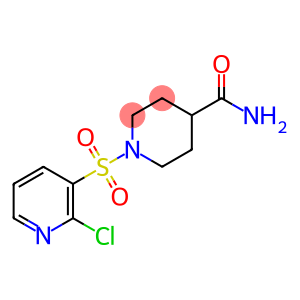 4-Piperidinecarboxamide, 1-[(2-chloro-3-pyridinyl)sulfonyl]-