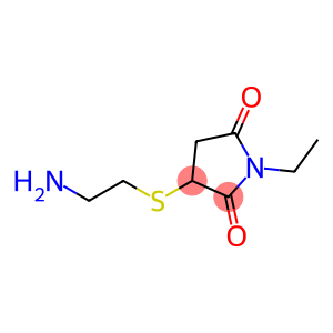 3-[(2-AMINOETHYL)SULFANYL]-1-ETHYLPYRROLIDINE-2,5-DIONE