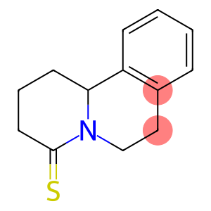 4H-Benzo[a]quinolizine-4-thione,  1,2,3,6,7,11b-hexahydro-