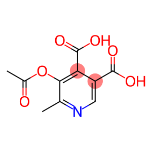 3,4-Pyridinedicarboxylic  acid,  5-(acetyloxy)-6-methyl-