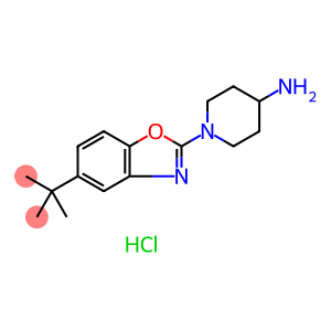 1-(5-tert-butyl-1,3-benzoxazol-2-yl)piperidin-4-amine hydrochloride