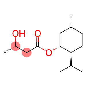 Butanoic acid, 3-hydroxy-, (1R,2S,5R)-5-methyl-2-(1-methylethyl)cyclohexyl ester, (3S)-