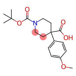 1-Boc-4-(4-Methoxyphenyl)-4-piperidinecarboxylic acid