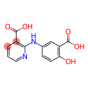 2-(3-Carboxy-4-hydroxy-phenylamino)-nicotinic acid