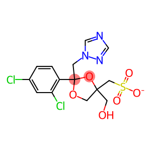 2-(2,4-DICHLOROPHENYL)-2-(1,2,4-TRIAZOL-1-YL METHYL)-1,3-DIOXALANE-4-YL METHYL METHANE SULFONATE