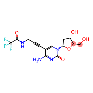 N-(3-(4-amino-1-((2R,4S,5R)-4-hydroxy-5-(hydroxymethyl)tetrahydrofuran-2-yl)-2-oxo-1,2-dihydropyrimidin-5-yl)prop-2-yn-1-yl)-2,2,2-trifluoroacetamide