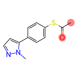 Ethanethioic acid, S-[4-(1-methyl-1H-pyrazol-5-yl)phenyl] ester