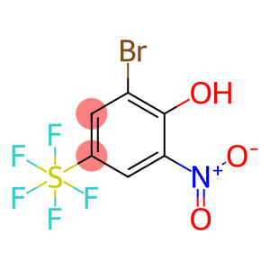 2-Bromo-6-nitro-4-(pentafluorothio)phenol, 3-Bromo-2-hydroxy-5-(pentafluorosulphanyl)nitrobenzene