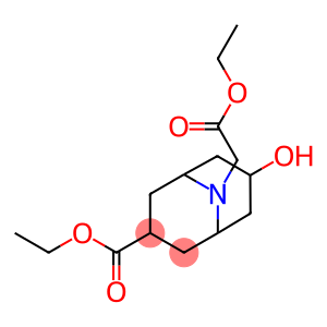 7-ethoxycarbonyl-9-(ethoxycarbonylmethyl)-9-azabicyclo[3,3,1]nonan-3-ol